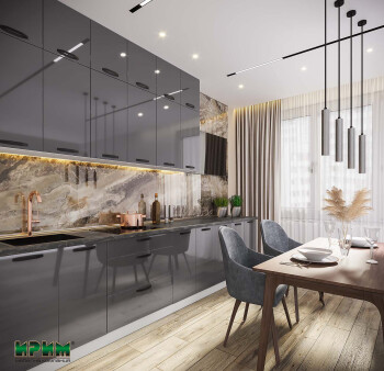 Кухнески модули БФ - Антрацит гланц