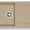 Мивка от гранит Ithaka (100×50) 1B 1D PLUS Тъмно бежово