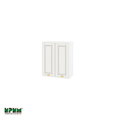 Горен модул с две врати и рафт БФ-Бяло мат-09-3