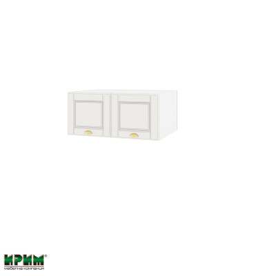 Горен модул с две врати БФ-Бяло мат-09-112