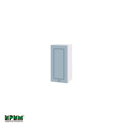 Горен модул с врата и рафт БФ-Деним мат-06-16