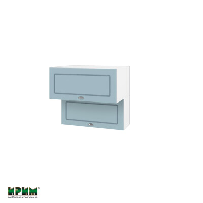 Горен модул с две хоризонтални врати БФ-Деним мат-06-107