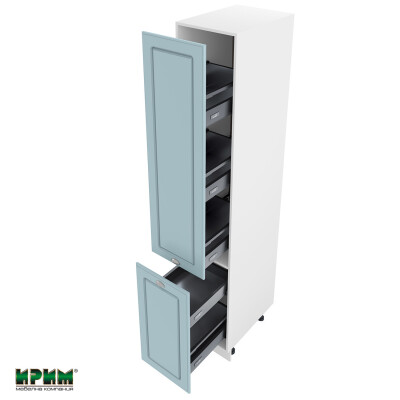 Колонен модул бутилиера с две врати БФ-Деним мат-06-65