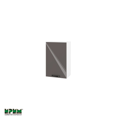 Горен модул с врата и рафт БФ-Антрацит гланц-05-6