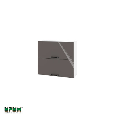 Горен модул с две хоризонтални врати БФ-Антрацит гланц-05-12