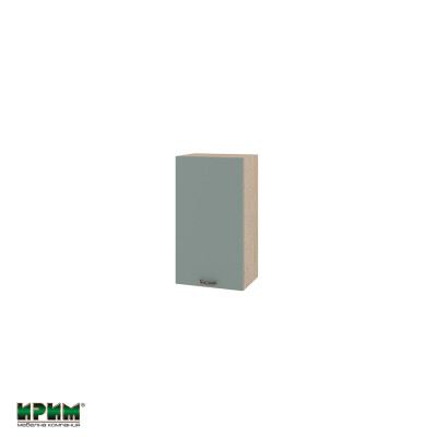 Горен модул с врата и рафт МФ-Олив мат-11-2