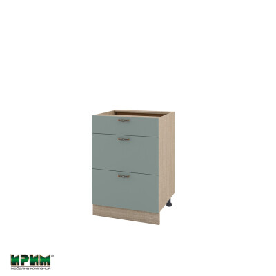 Долен модул с три чекмеджета МФ-Олив мат-11-57