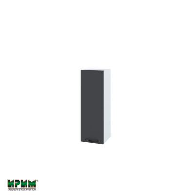 Горен модул с врата и два рафта БФ-Карбон мат-11-115