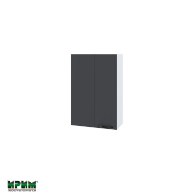 Горен модул за ъгъл с врата и рафт БФ-Карбон мат-11-122