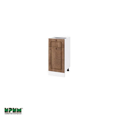 Долен модул с чекмедже,врата и рафт БФ-Дъб натурал-06-74 (ляв)