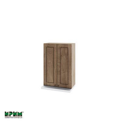 Горен модул с две врати и два рафта за аспиратор АРФ-Дъб натурал-06-117