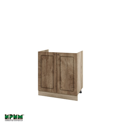 Долен модул за бордова мивка с две врати АРФ-Дъб натурал-06-30