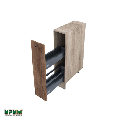 Долен модул бутилиера с плавно затваряне АРФ-Дъб натурал-06-58