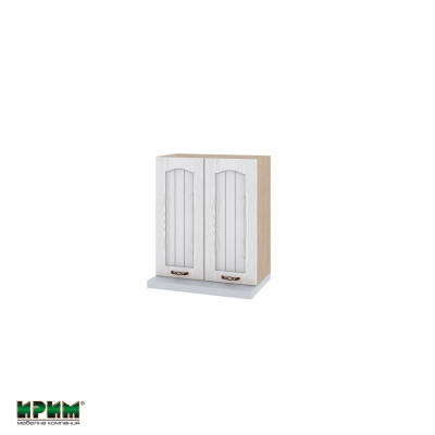 Горен модул с две врати за аспиратор МФ-Бяло фладер-04-13