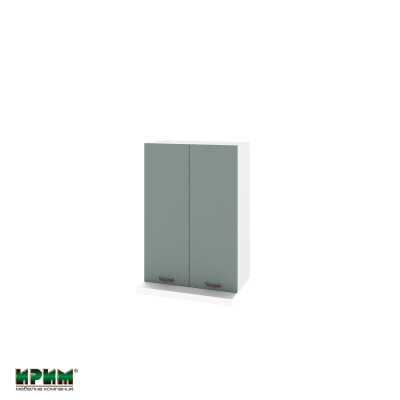 Горен модул с две врати и два рафта за аспиратор БФ-Олив мат-11-117