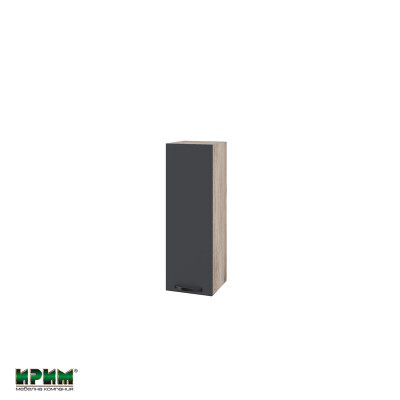 Горен модул с врата и два рафта АРФ-Карбон мат-11-115