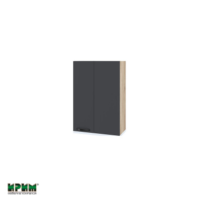 Горен модул за ъгъл с врата и рафт АРФ-Карбон мат-11-122