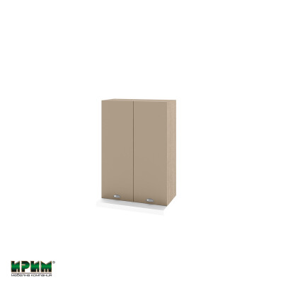 Горен модул с две врати и два рафта за аспиратор МФ-Капучино мат-11-117