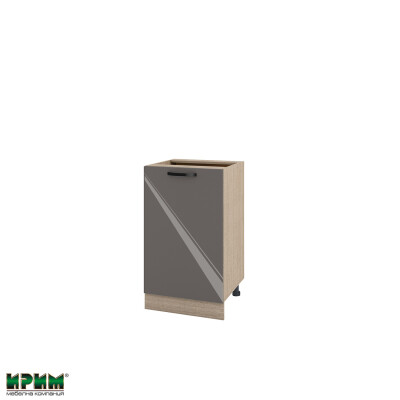 Долен модул с врата и рафт МФ-Антрацит гланц-05-43