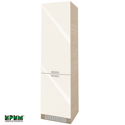 Колонен модул за вграждане на хладилник МФ-Крийм гланц-11-50