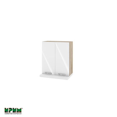 Горен модул с две врати за аспиратор АРФ-Бяло гланц-05-13