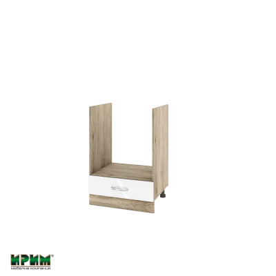 Долен модул за фурна с чекмедже АРФ-Бяло гланц-05-36