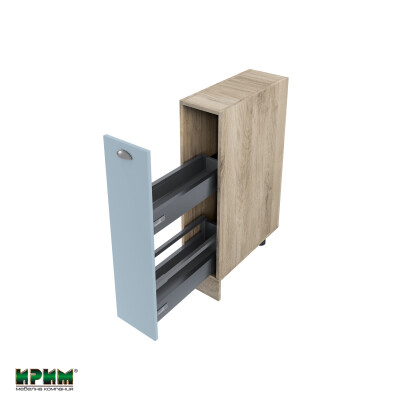 Долен модул бутилиера с плавно затваряне АРФ-Деним мат-06-58