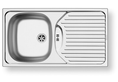 Мивка от неръждаема стомана ET78 (78X43,5) Semiflat