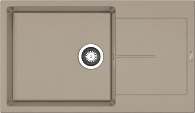 Мивка от гранит Ithaka (86×50) 1B 1D PLUS Тъмно бежово
