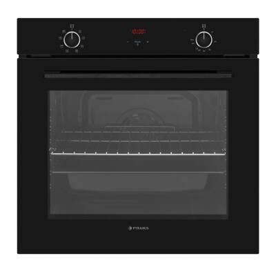 Фурна за вграждане PO78072008SBL черно стъкло