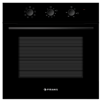 Фурна за вграждане 60IN 6075 черно стъкло