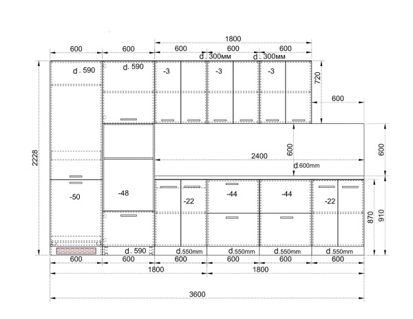 Кухня Сити 9121