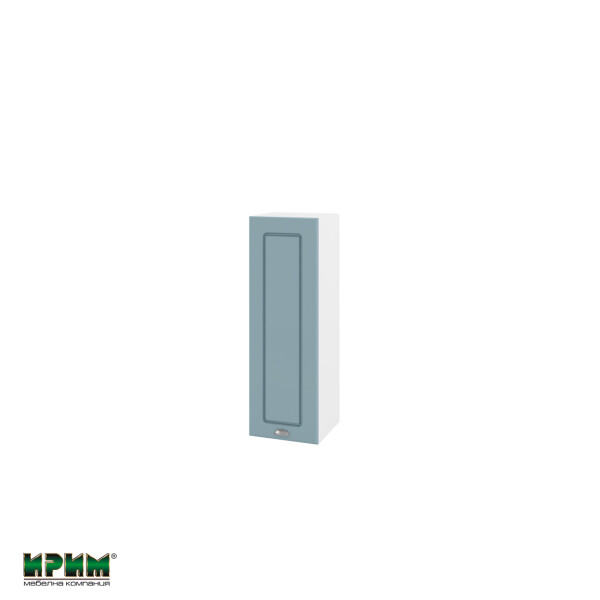 Горен модул с врата и два рафта БФ-Деним мат-06-115