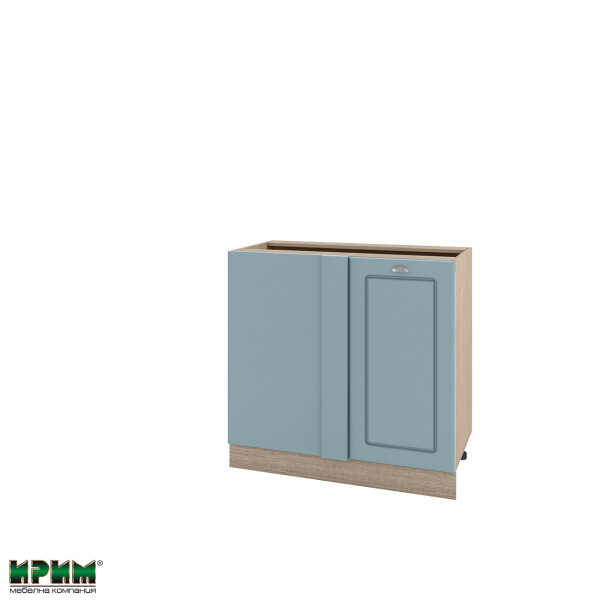 Долен модул за ъгъл с врата и рафт МФ-Деним мат-06-42