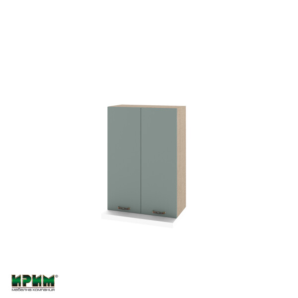 Горен модул с две врати и два рафта за аспиратор МФ-Олив мат-11-117