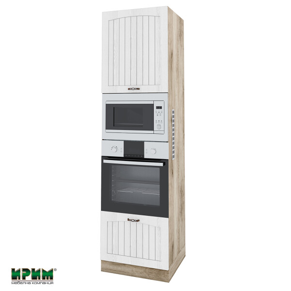 Колонен модул четири врати АРФ-Бяло фладер-04-98 (ляв)