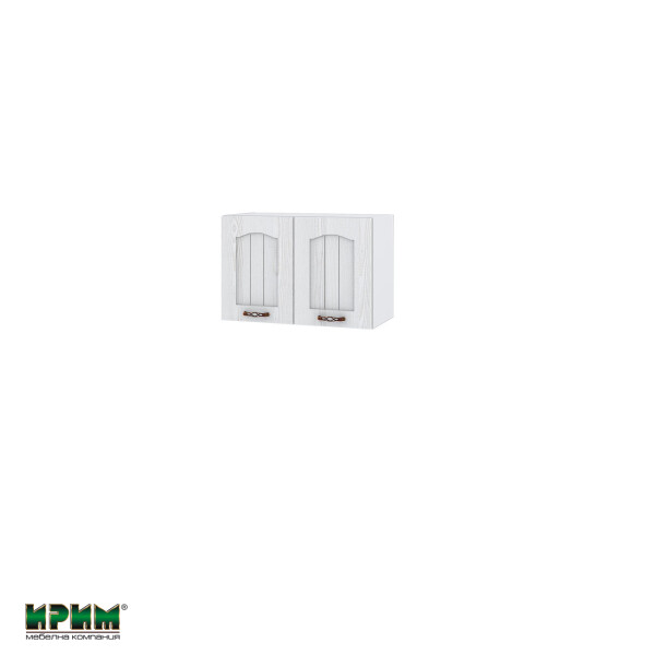 Горен модул с две врати БФ-Бяло фладер-04-109