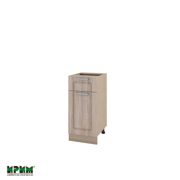 Долен модул с чекмедже,врата и рафт МФ-Сонома-02-74 (ляв)