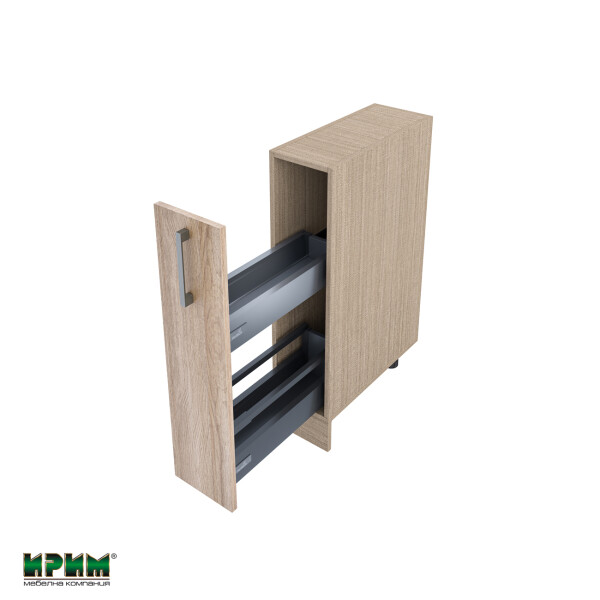 Долен модул бутилиера с плавно затваряне МФ-Сонома-02-58