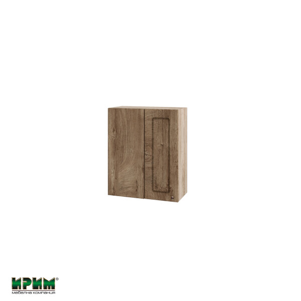 Горен модул за ъгъл с врата и рафт АРФ-Дъб натурал-06-17