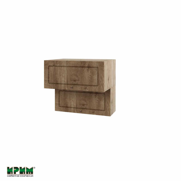 Горен модул с две хоризонтални врати АРФ-Дъб натурал-06-107