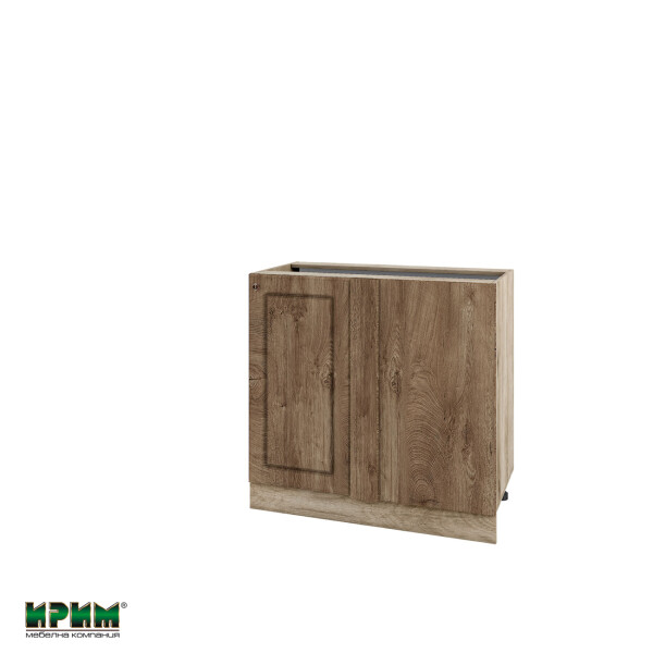 Долен модул за ъгъл с врата и рафт АРФ-Дъб натурал-06-42