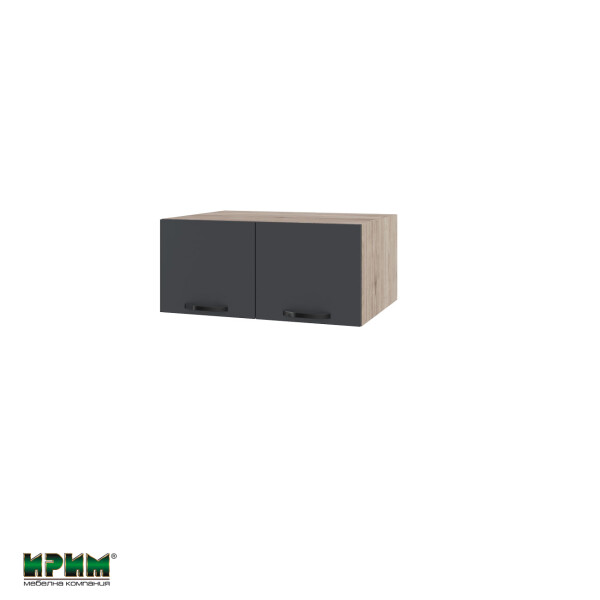 Горен модул с две врати АРФ-Карбон мат-11-112