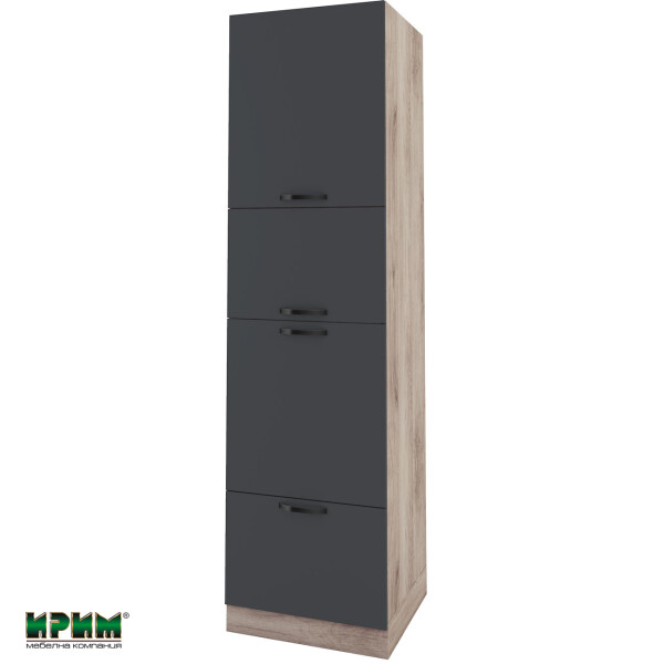 Колонен модул четири врати АРФ-Карбон мат-11-48