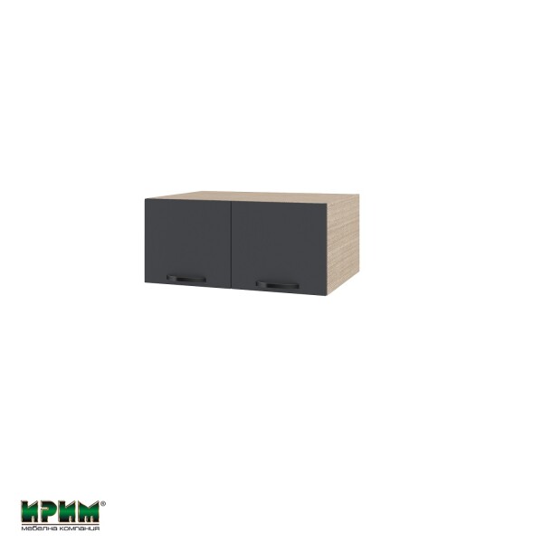 Горен модул с две врати МФ-Карбон мат-11-112