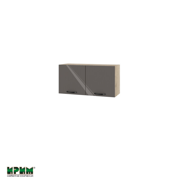 Горен модул с две врати АРФ-Антрацит гланц-05-108