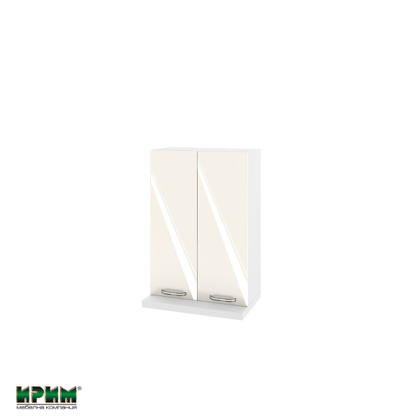 Горен модул с две врати и два рафта за аспиратор БФ-Крийм гланц-11-117