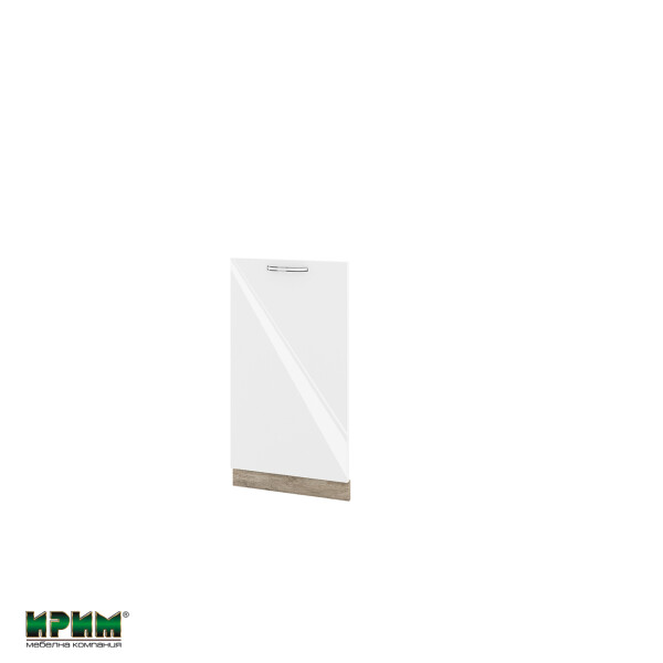 Врата за съдомиялна АРФ-Бяло гланц-05-38