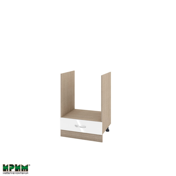 Долен модул за фурна с чекмедже МФ-Бяло гланц-05-36