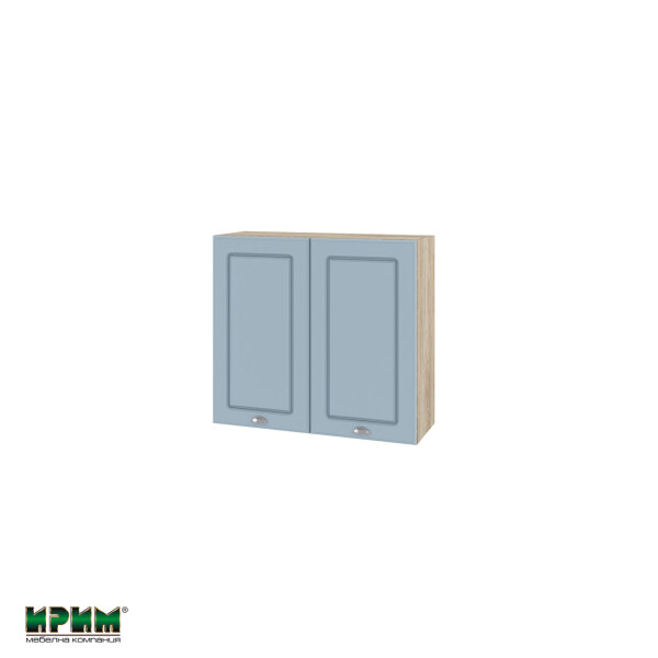 Горен модул с две врати и рафт АРФ-Деним мат-06-4